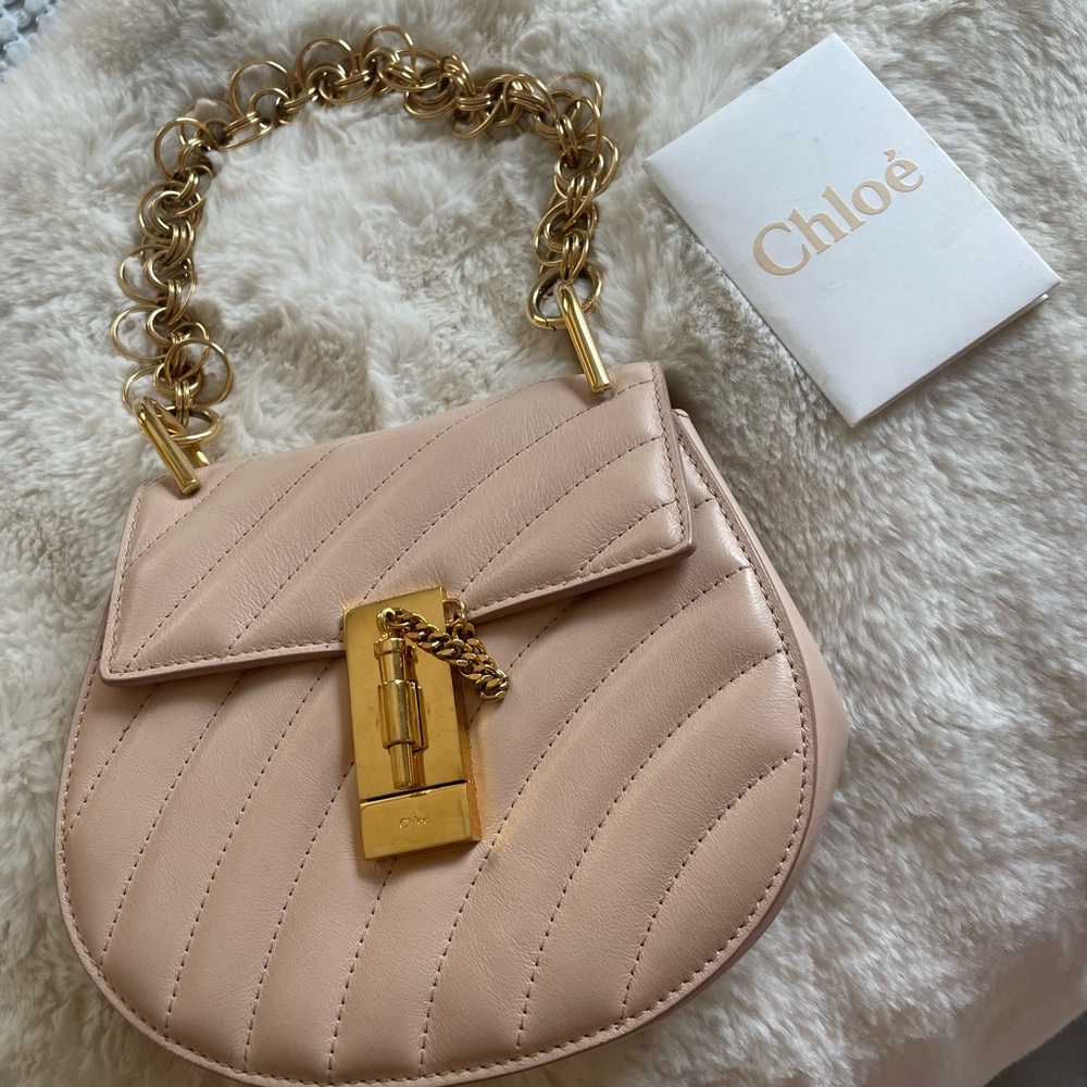 Chloe Drew Bijou Bag Neutral Pink